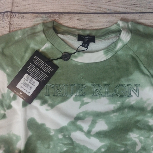 True Religion Green Tye Dye Lounge Set Size Large - Picture 3 of 7